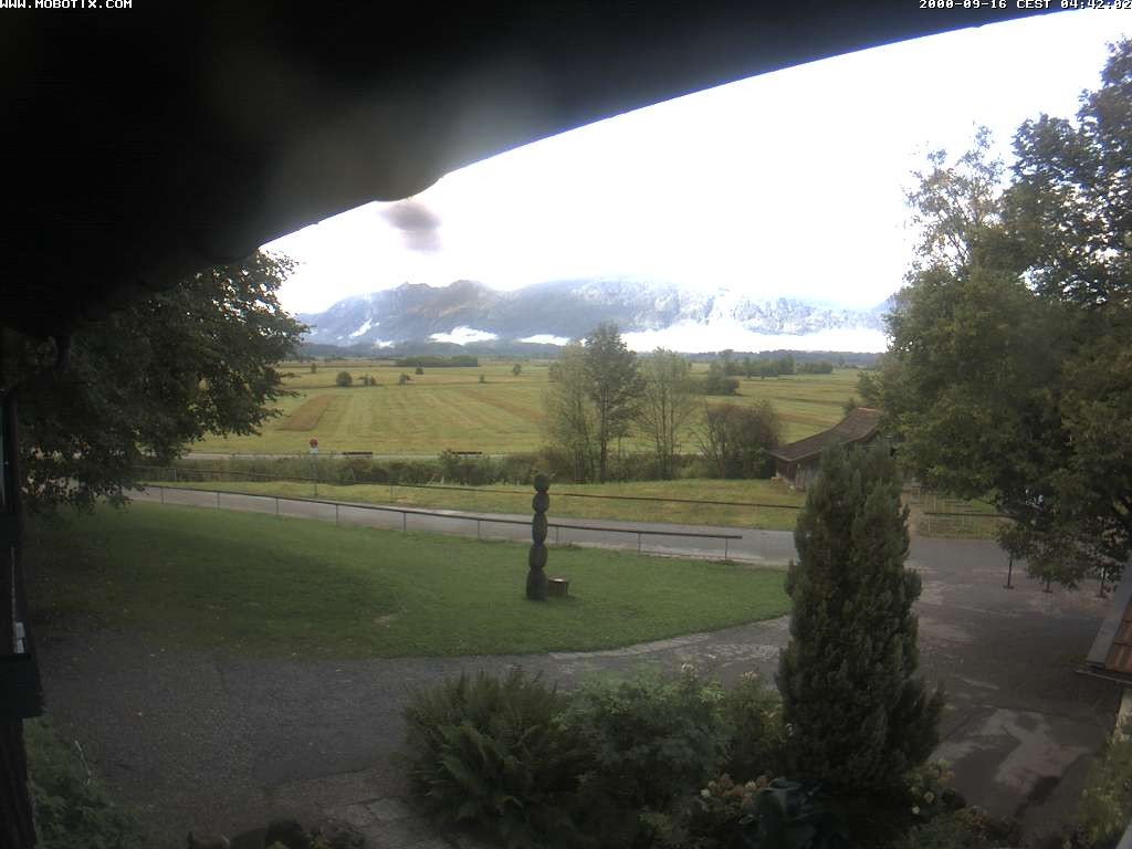 Archiv Foto Webcam Murnauer Moos am Biergarten Ähndl