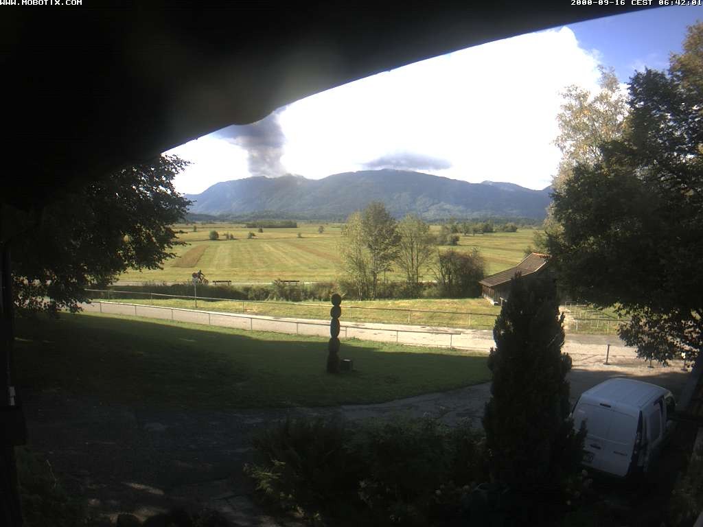 Archiv Foto Webcam Murnauer Moos am Biergarten Ähndl