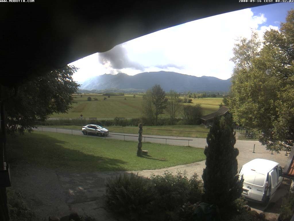 Archiv Foto Webcam Murnauer Moos am Biergarten Ähndl