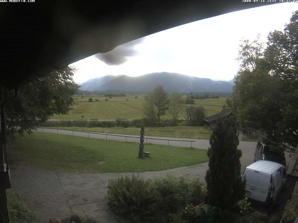 Archiv Foto Webcam Murnauer Moos am Biergarten Ähndl