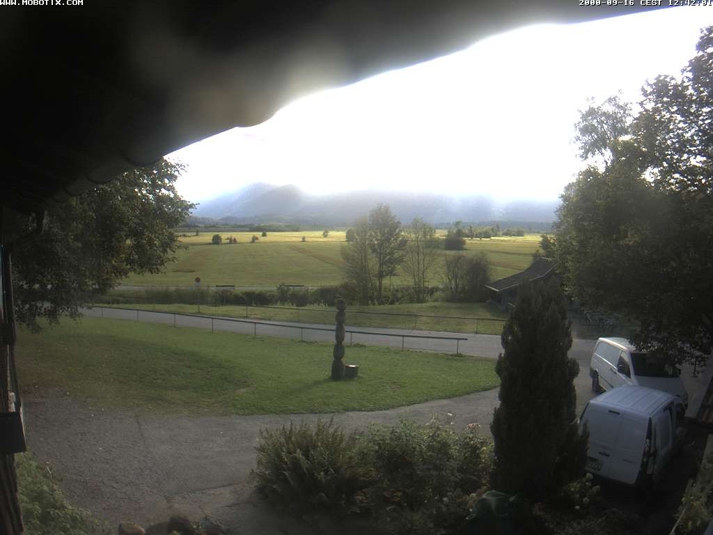 Archiv Foto Webcam Murnauer Moos am Biergarten Ähndl