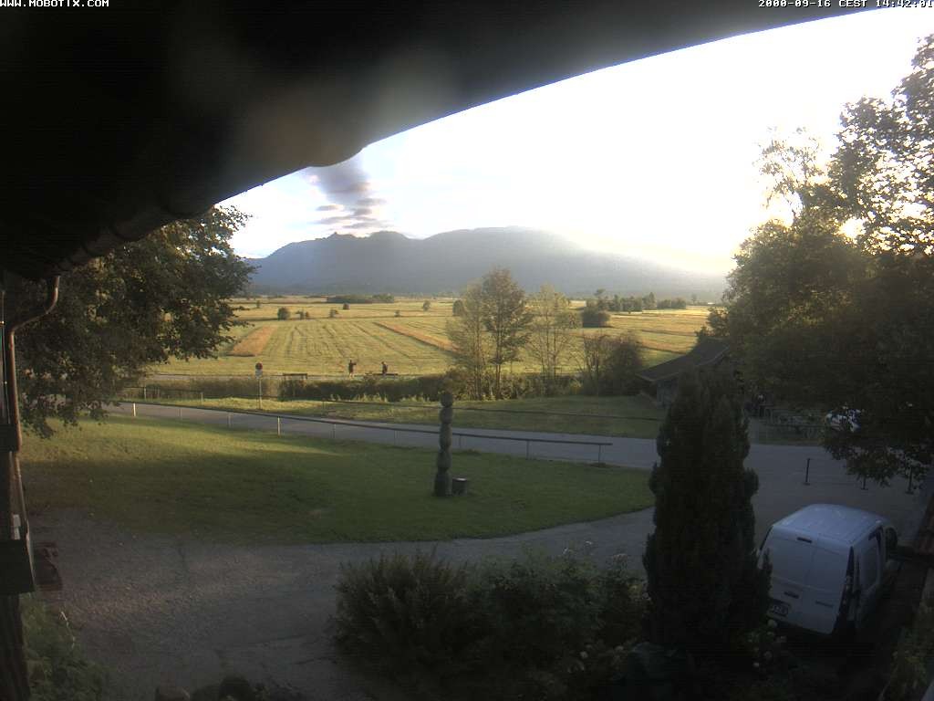 Archiv Foto Webcam Murnauer Moos am Biergarten Ähndl