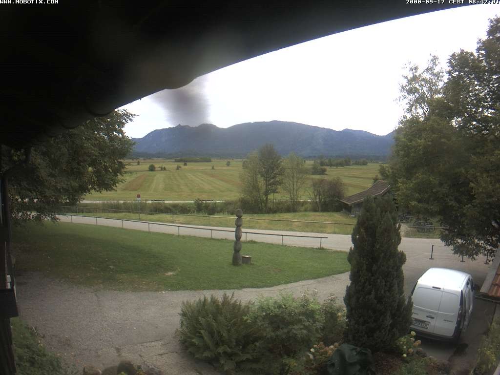 Archiv Foto Webcam Murnauer Moos am Biergarten Ähndl