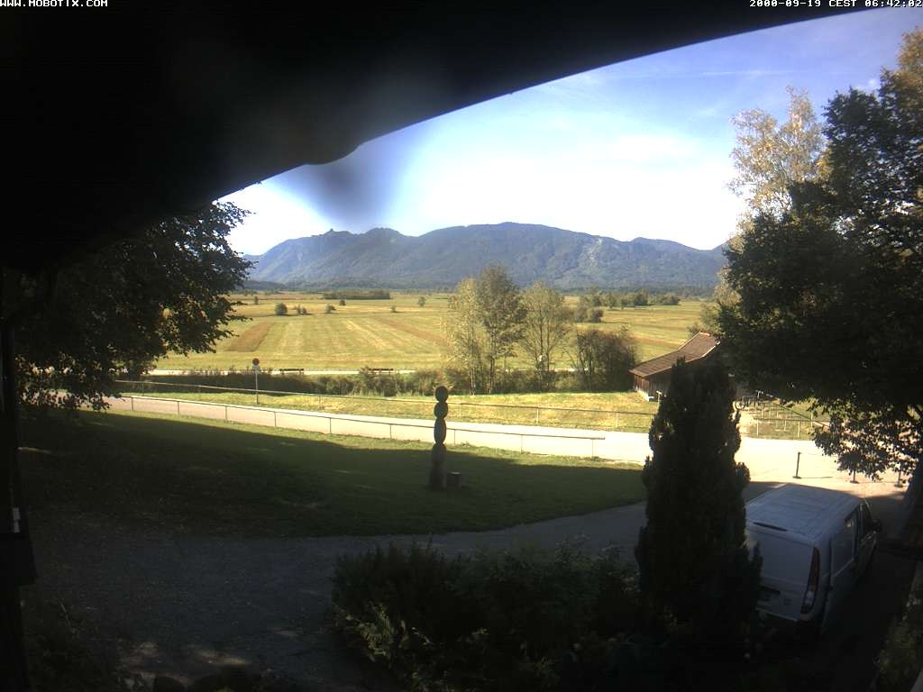 Archiv Foto Webcam Murnauer Moos am Biergarten Ähndl