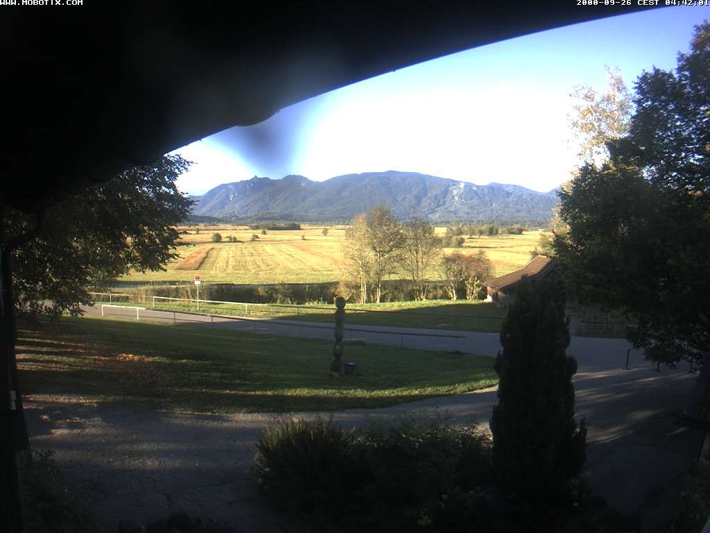 Archiv Foto Webcam Murnauer Moos am Biergarten Ähndl