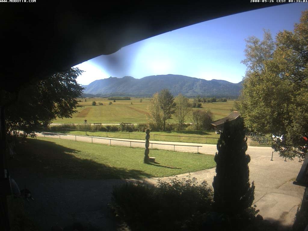 Archiv Foto Webcam Murnauer Moos am Biergarten Ähndl