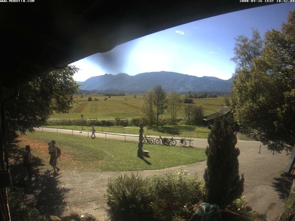 Archiv Foto Webcam Murnauer Moos am Biergarten Ähndl