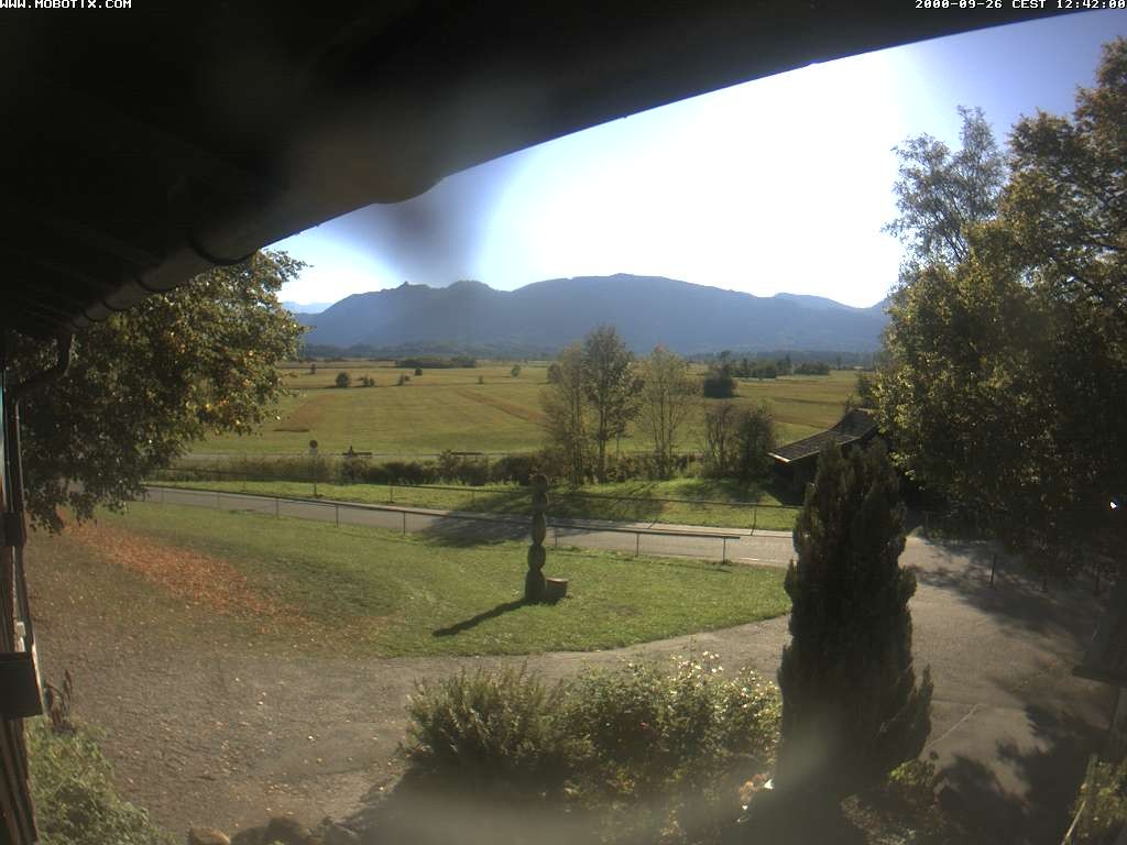 Archiv Foto Webcam Murnauer Moos am Biergarten Ähndl