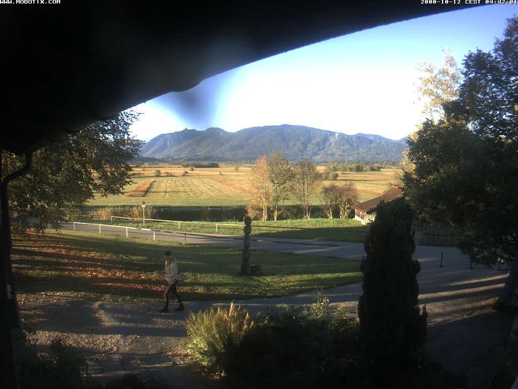 Archiv Foto Webcam Murnauer Moos am Biergarten Ähndl