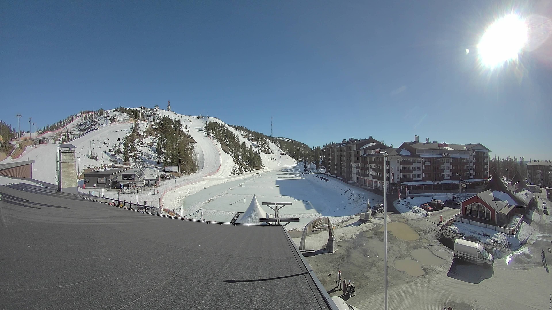 Archiv Foto Webcam Ruka: Blick auf den Ort