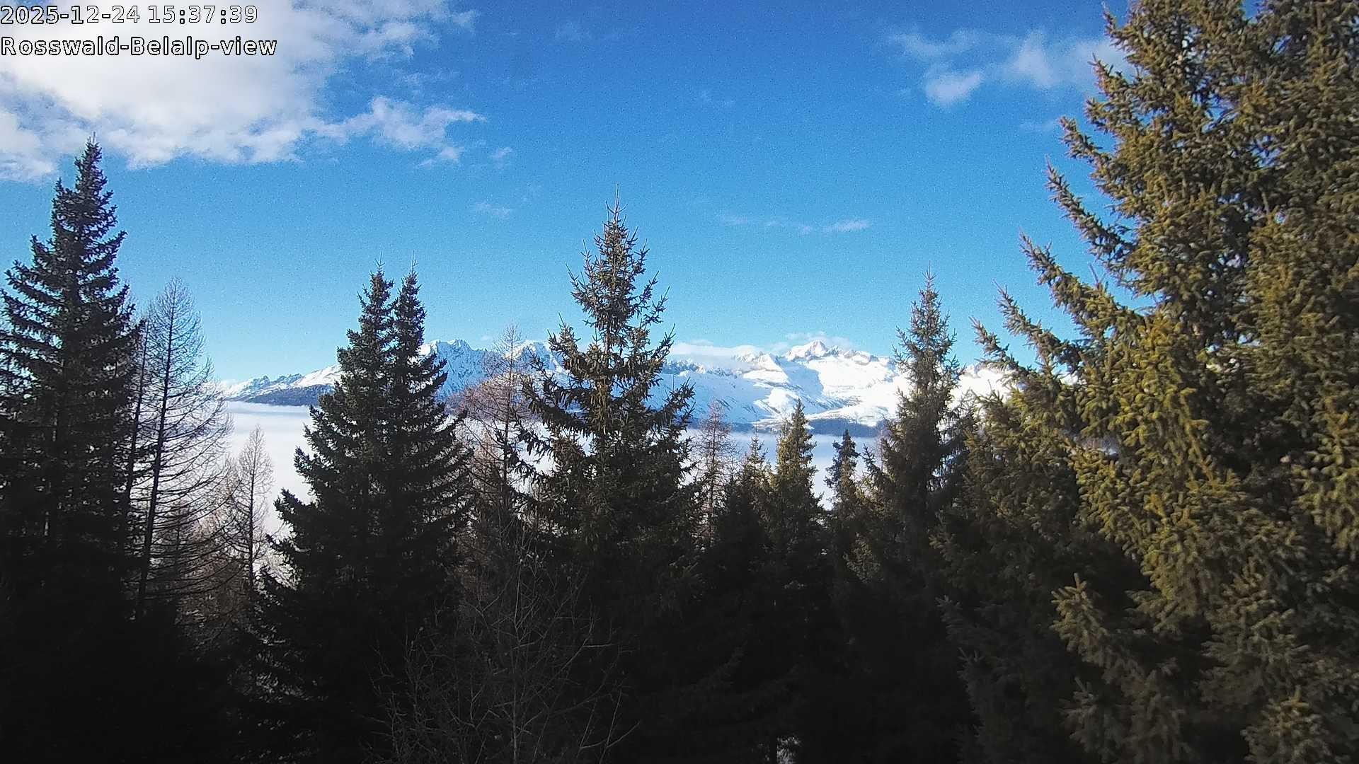 Archiv Foto Webcam Rosswald - Chalet Bergfriede