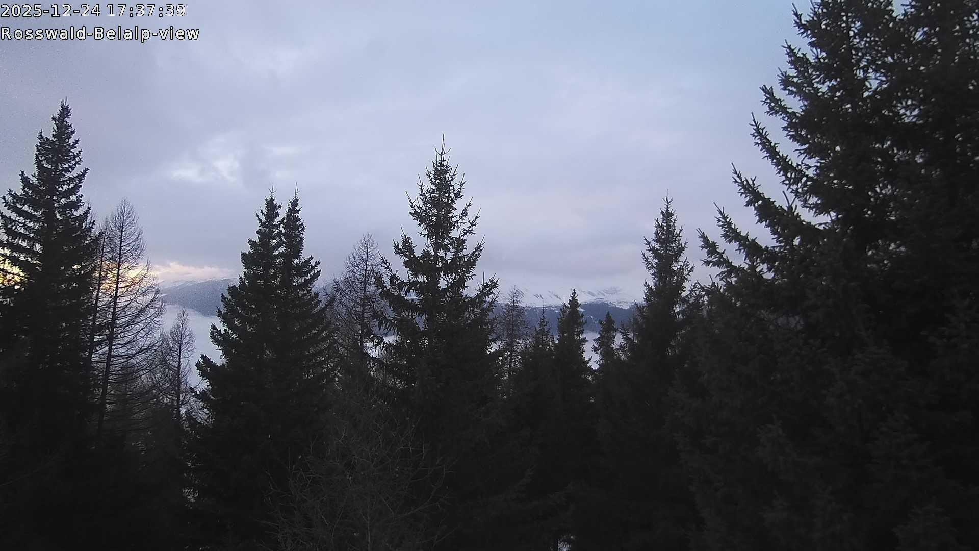 Archiv Foto Webcam Rosswald - Chalet Bergfriede