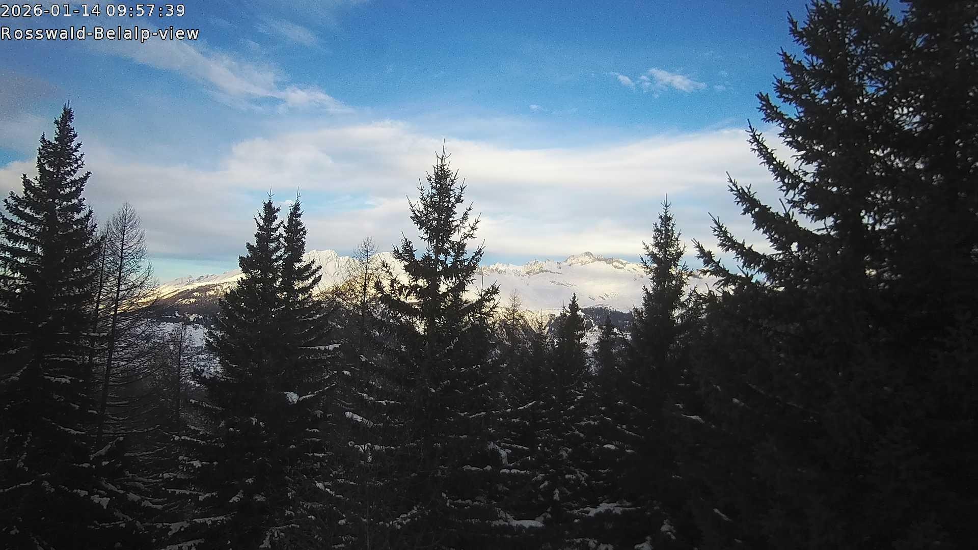 Archiv Foto Webcam Rosswald - Chalet Bergfriede