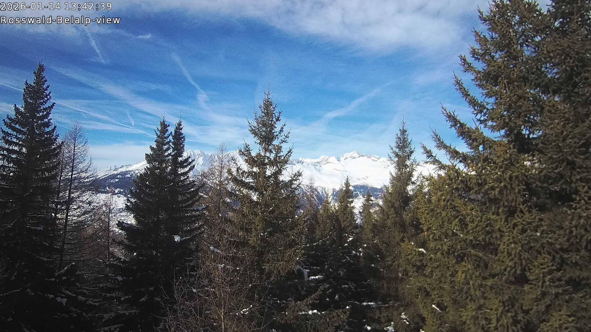 Archiv Foto Webcam Rosswald - Chalet Bergfriede