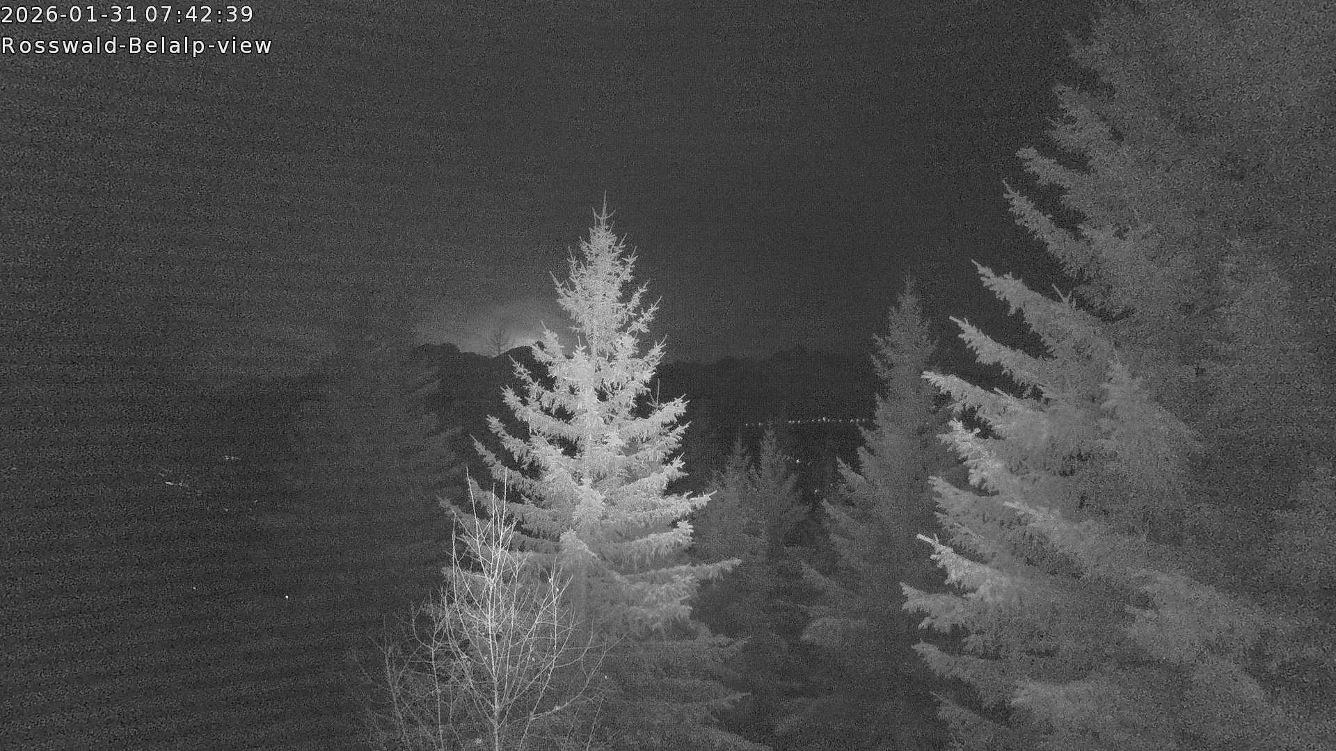 Archiv Foto Webcam Rosswald - Chalet Bergfriede