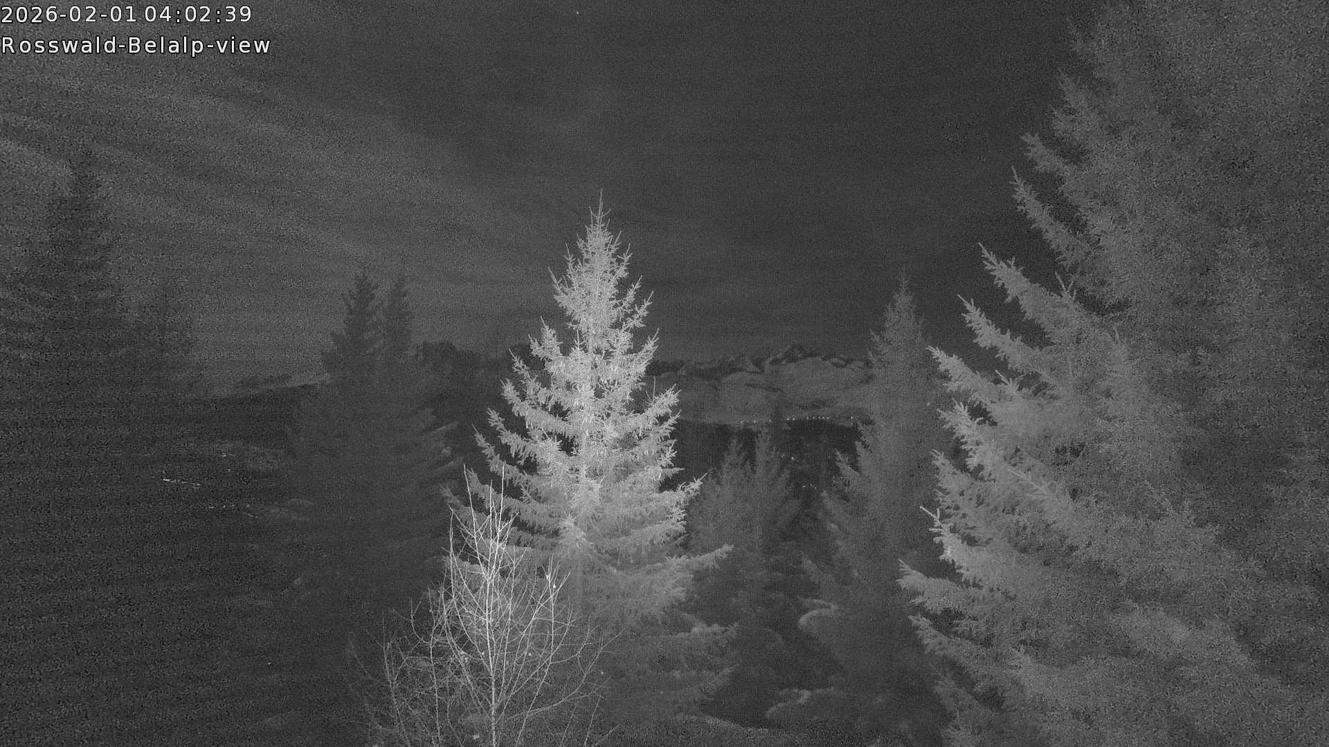 Archiv Foto Webcam Rosswald - Chalet Bergfriede