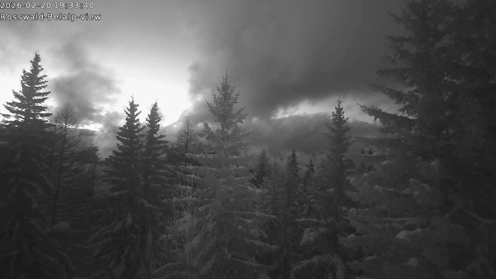 Archiv Foto Webcam Rosswald - Chalet Bergfriede