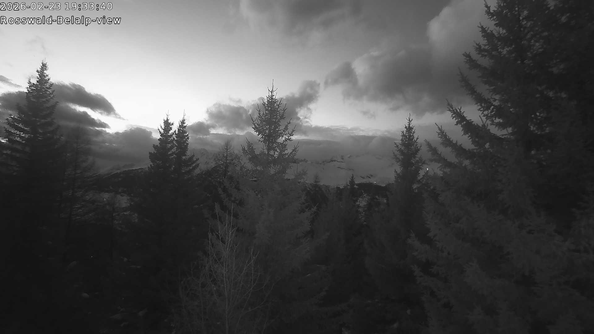 Archiv Foto Webcam Rosswald - Chalet Bergfriede