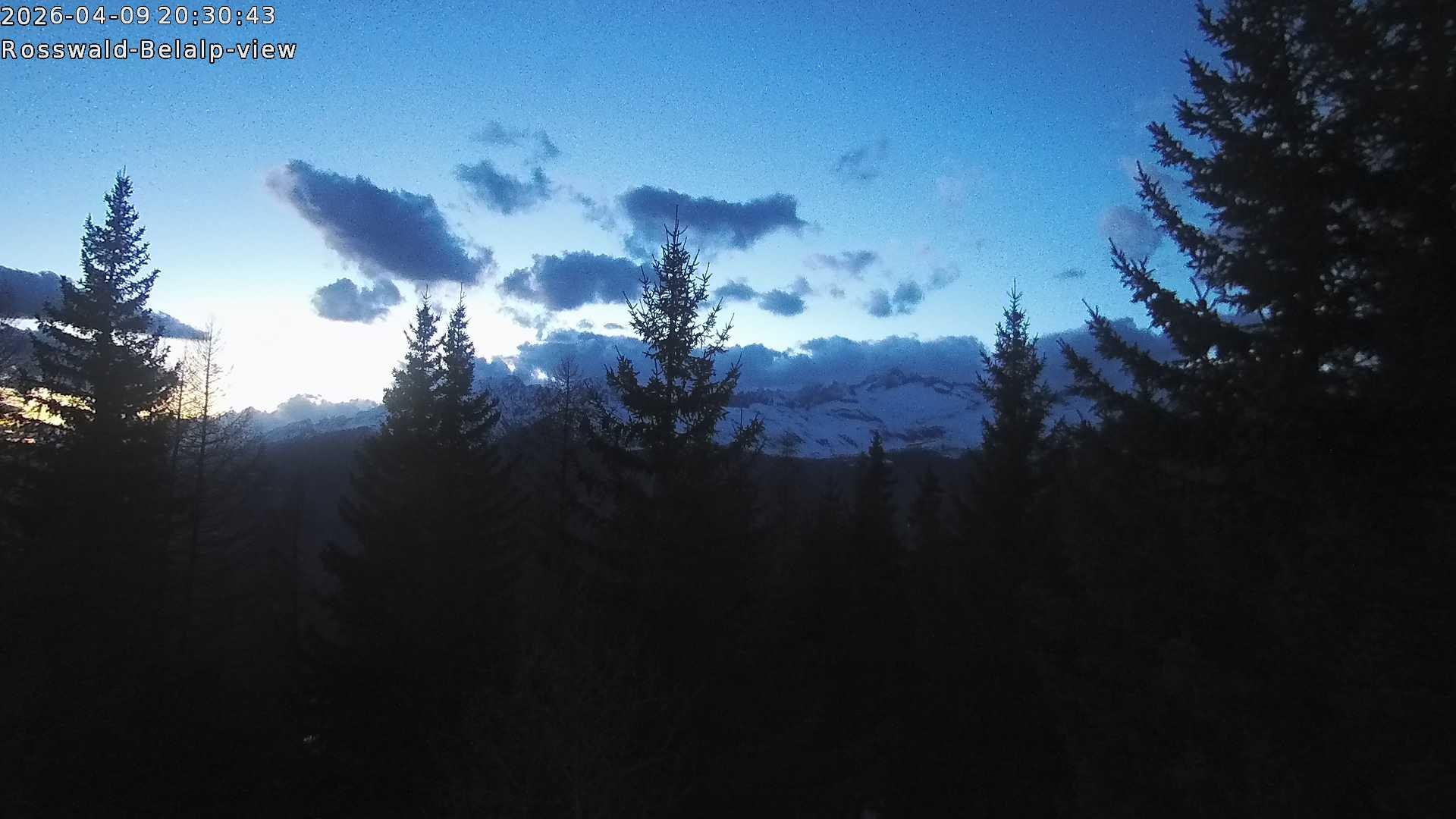 Archiv Foto Webcam Rosswald - Chalet Bergfriede