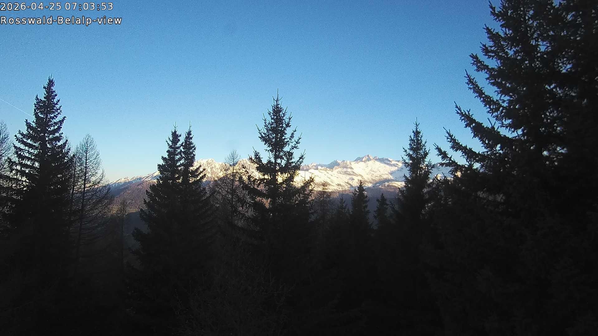 Archived image Webcam Rosswald - Bärgfriedu