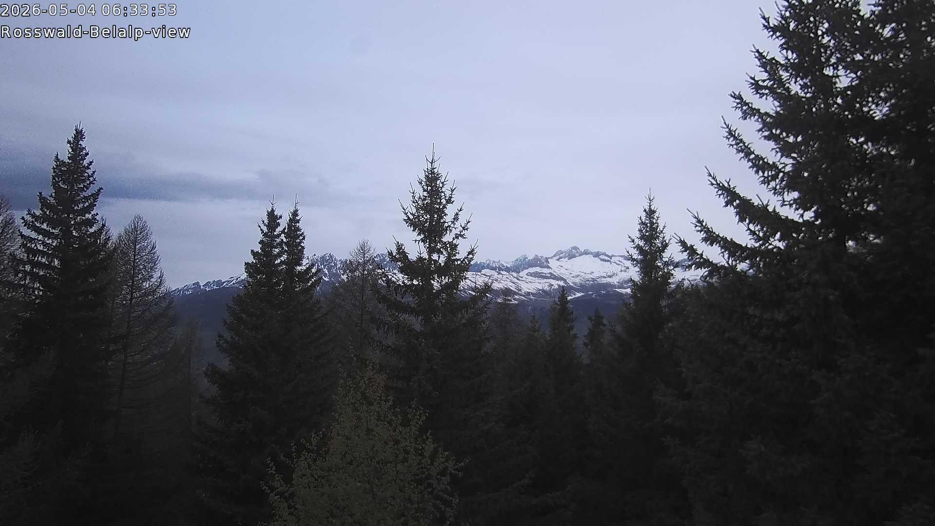 Archiv Foto Webcam Rosswald - Chalet Bergfriede