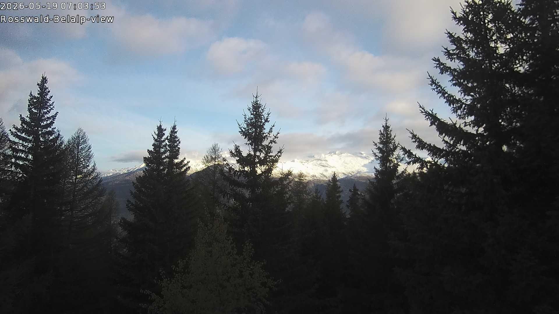 Archiv Foto Webcam Rosswald - Chalet Bergfriede