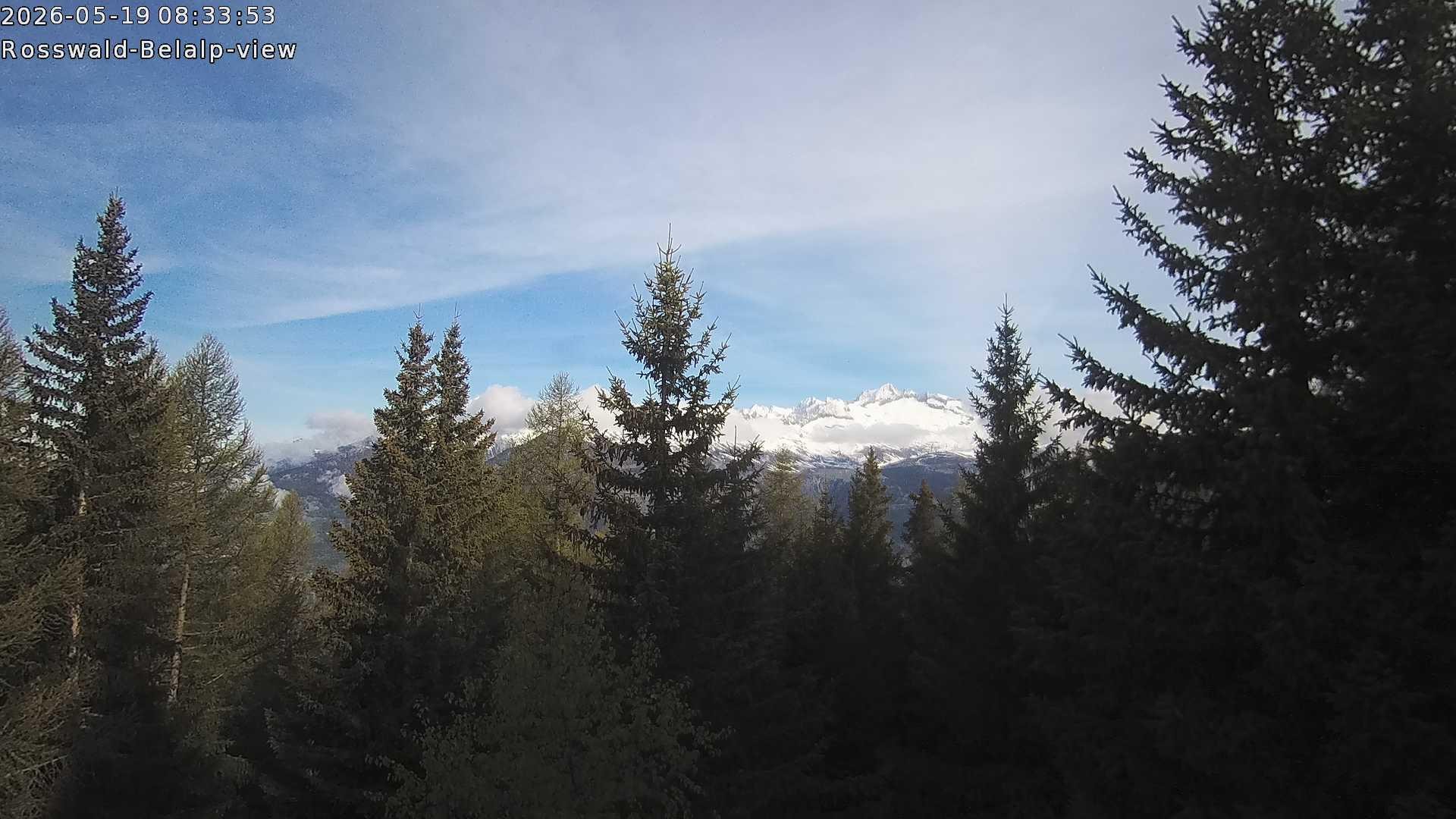 Archiv Foto Webcam Rosswald - Chalet Bergfriede