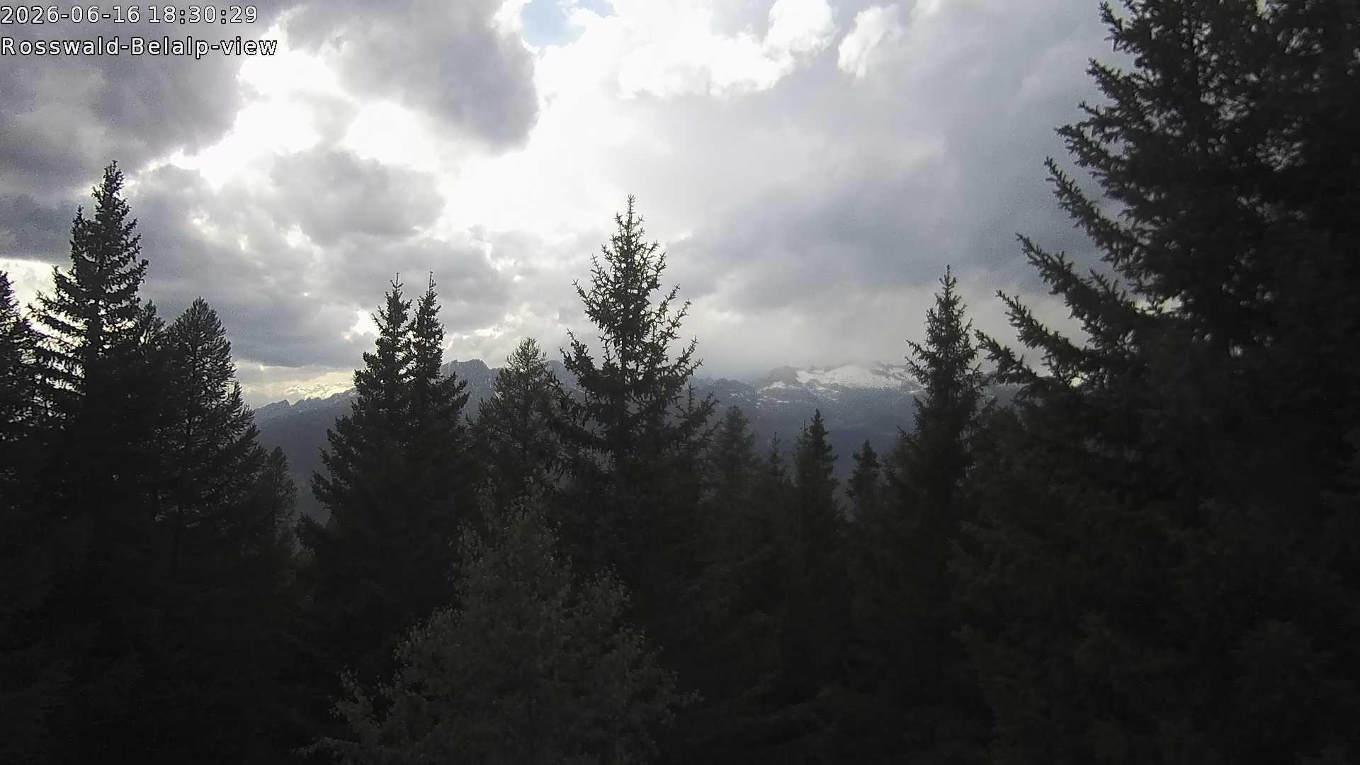 Archiv Foto Webcam Rosswald - Chalet Bergfriede