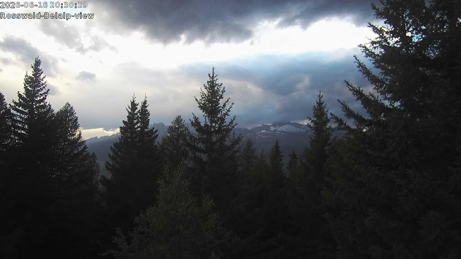 Archiv Foto Webcam Rosswald - Chalet Bergfriede