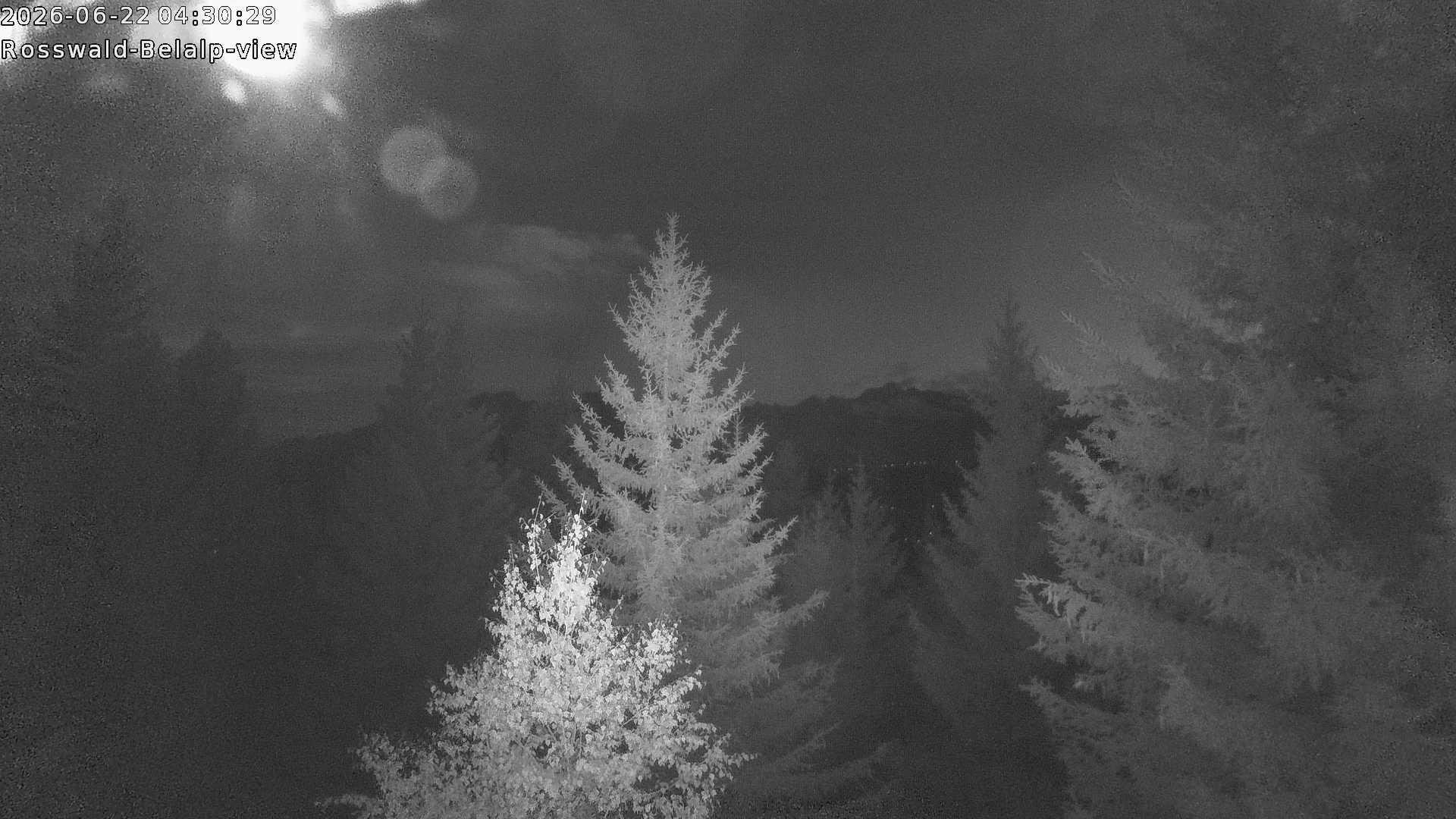 Archiv Foto Webcam Rosswald - Chalet Bergfriede