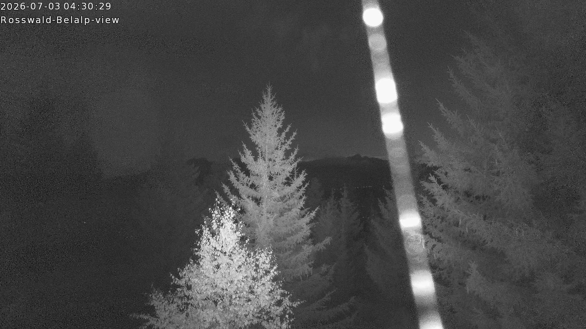 Archiv Foto Webcam Rosswald - Chalet Bergfriede