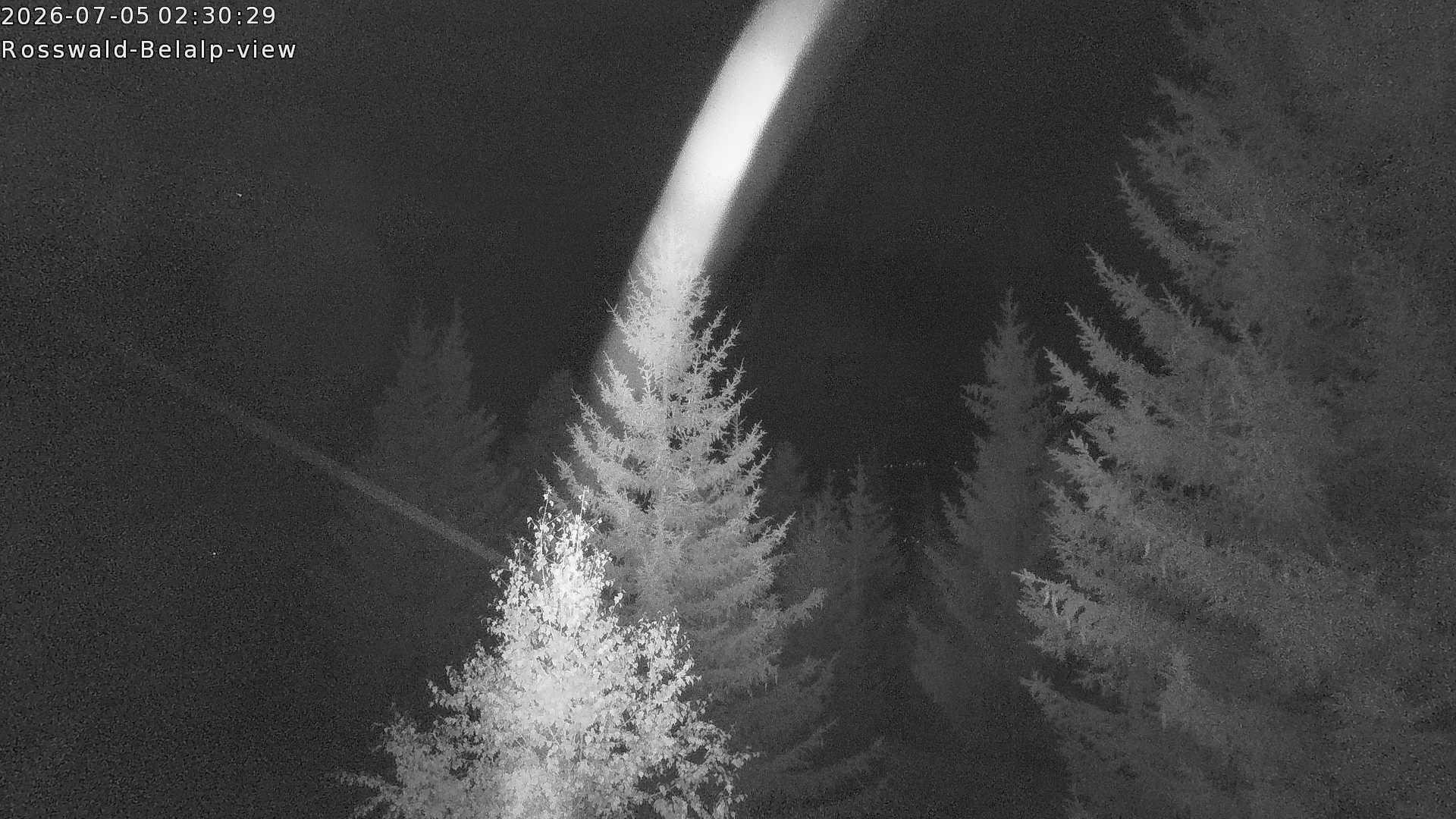 Archiv Foto Webcam Rosswald - Chalet Bergfriede