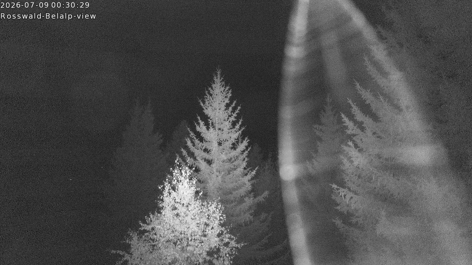 Archiv Foto Webcam Rosswald - Chalet Bergfriede