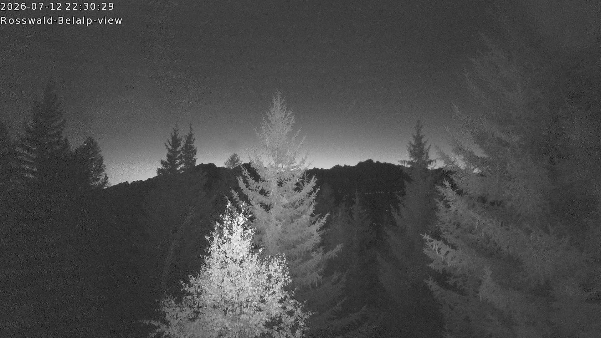 Archiv Foto Webcam Rosswald - Chalet Bergfriede