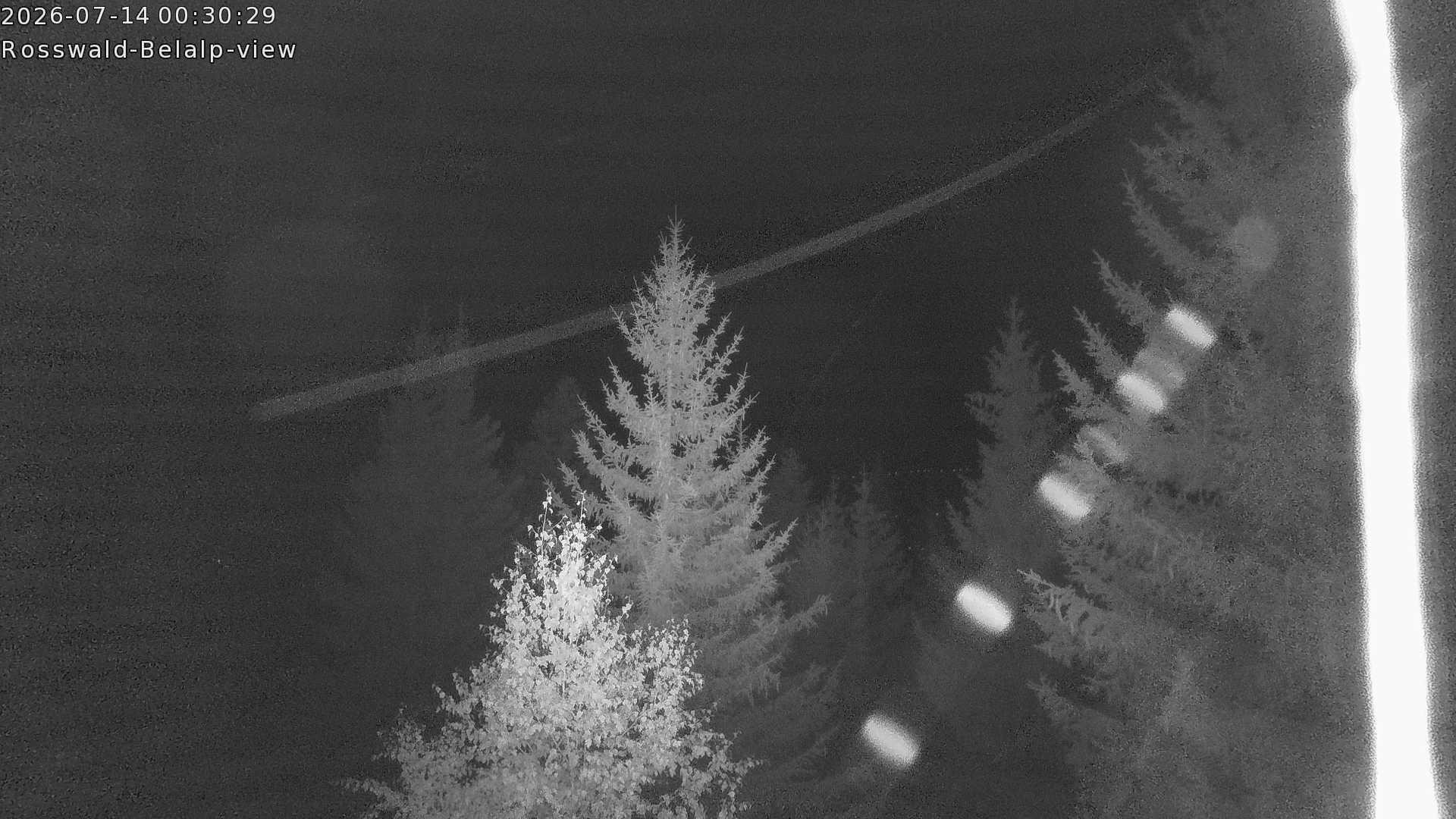 Archiv Foto Webcam Rosswald - Chalet Bergfriede