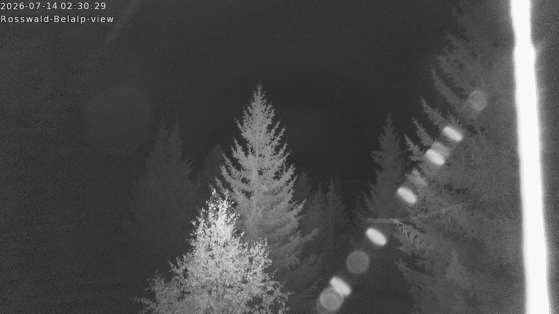Archiv Foto Webcam Rosswald - Chalet Bergfriede