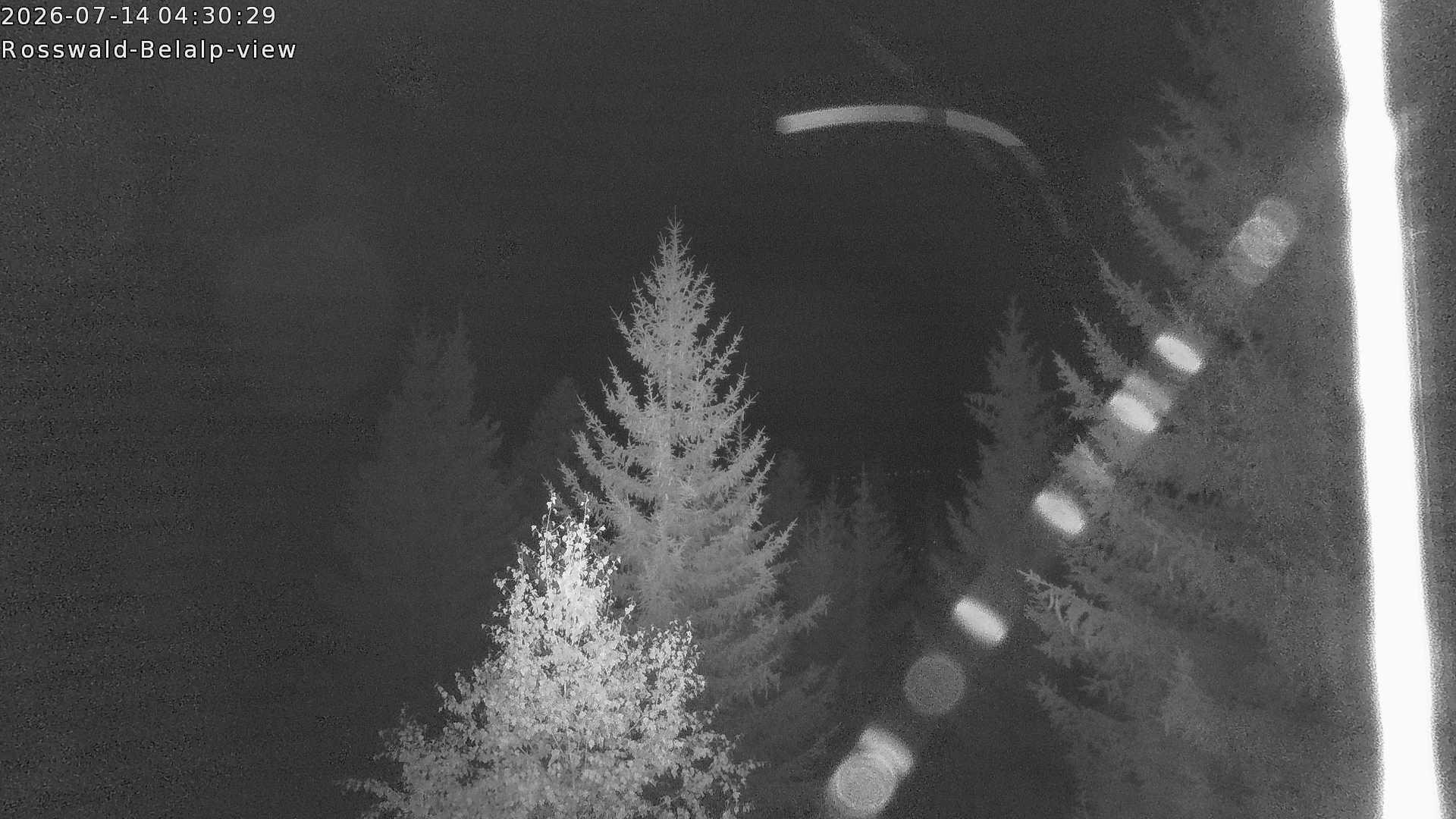 Archiv Foto Webcam Rosswald - Chalet Bergfriede