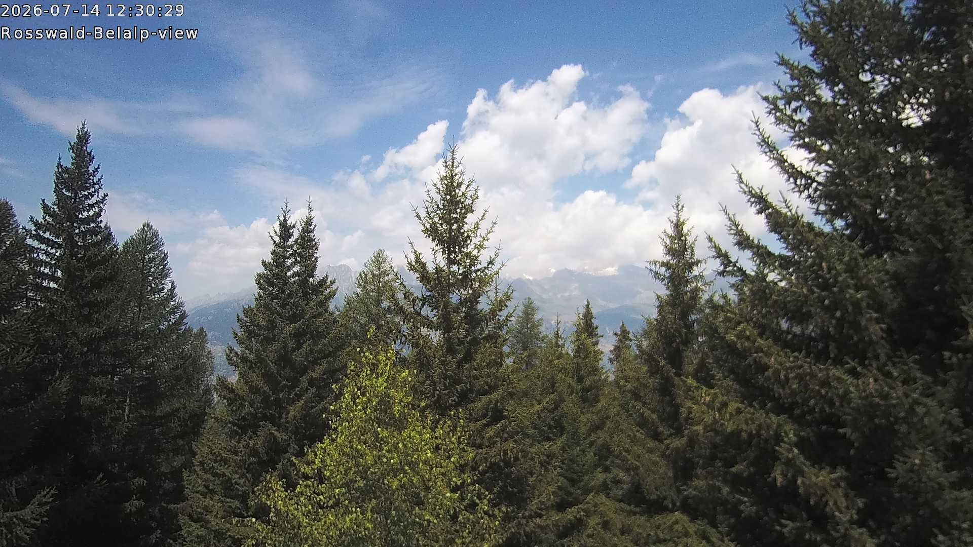 Archiv Foto Webcam Rosswald - Chalet Bergfriede