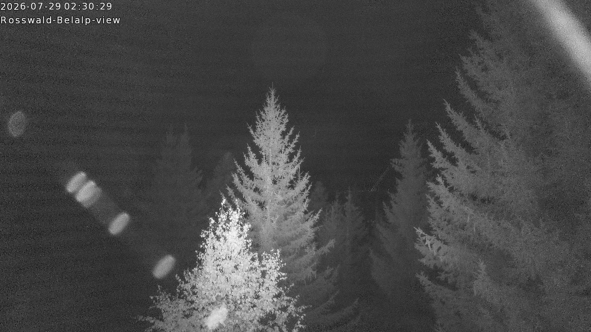 Archiv Foto Webcam Rosswald - Chalet Bergfriede