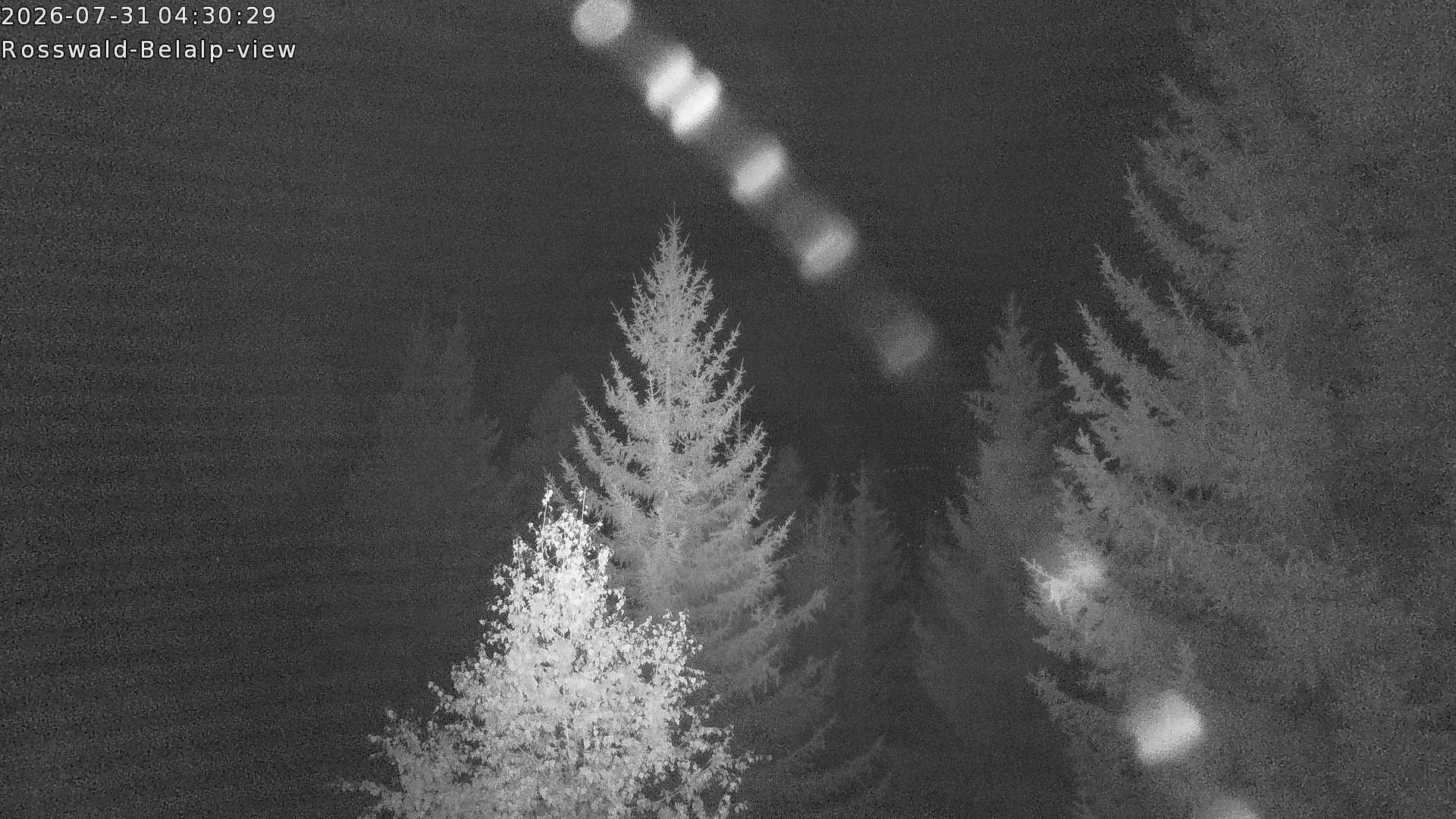 Archiv Foto Webcam Rosswald - Chalet Bergfriede