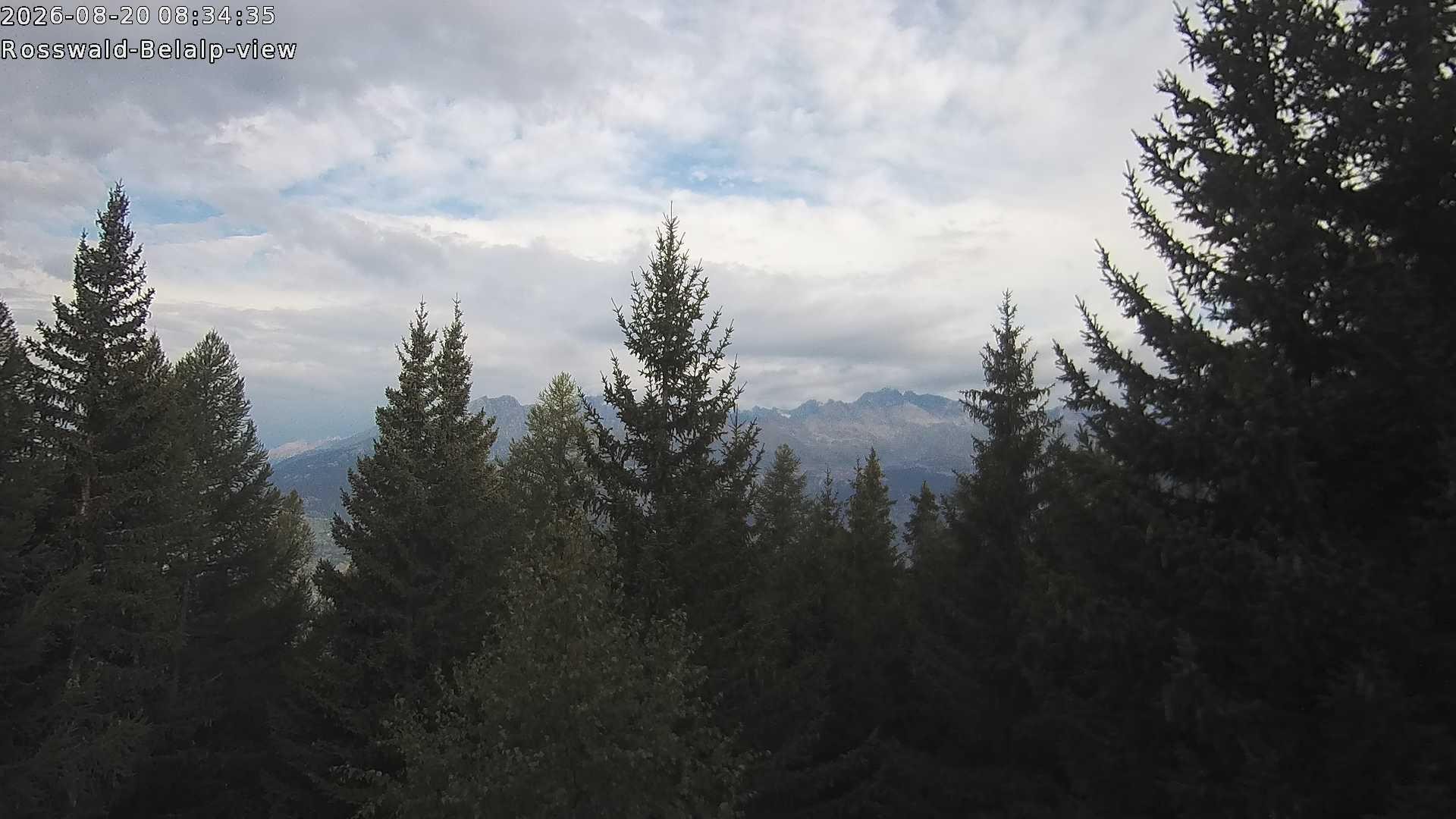 Archiv Foto Webcam Rosswald - Chalet Bergfriede