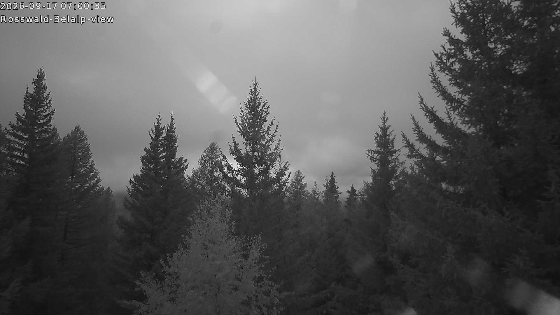 Archiv Foto Webcam Rosswald - Chalet Bergfriede