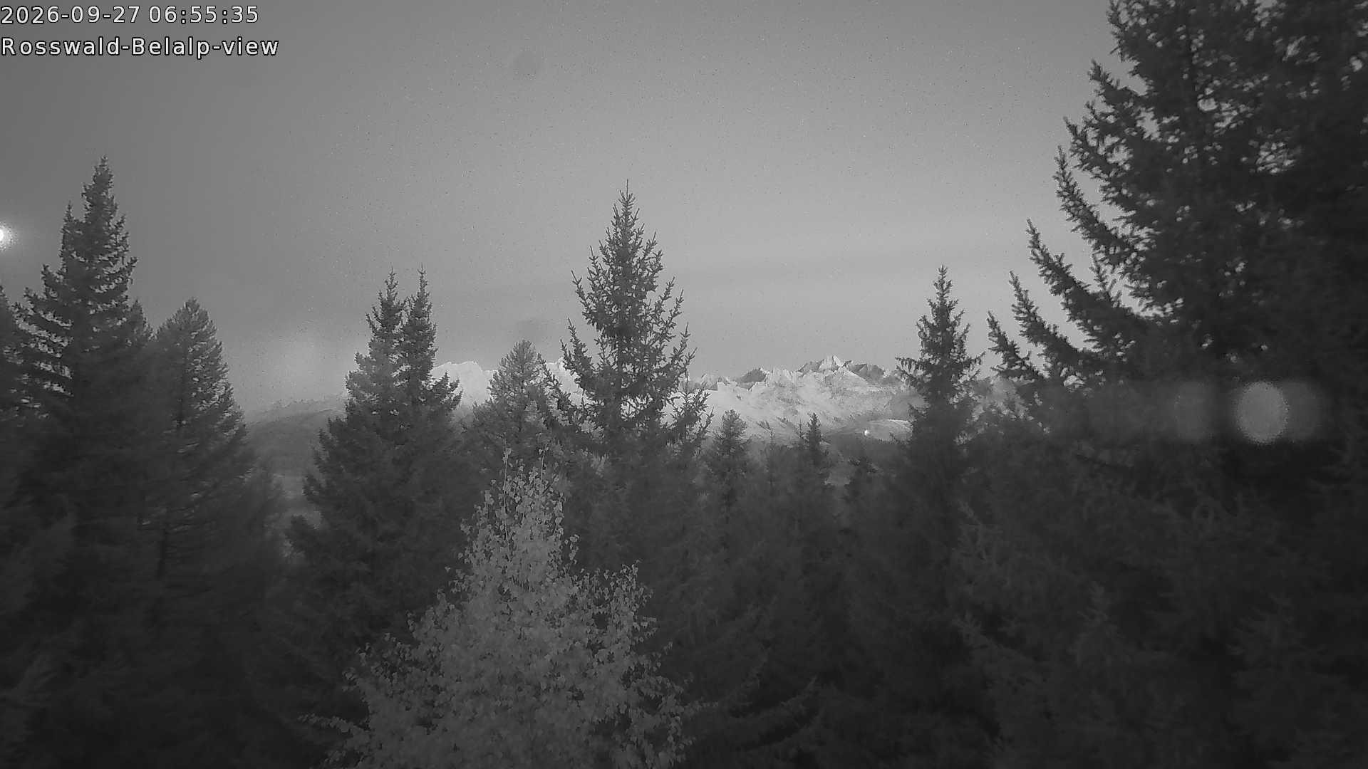 Archiv Foto Webcam Rosswald - Chalet Bergfriede