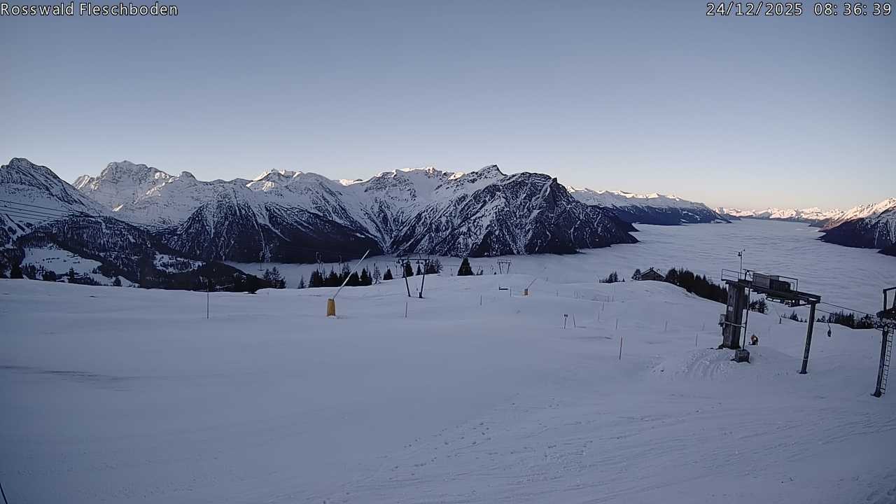 Archiv Foto Webcam Rosswald - Fleschboden