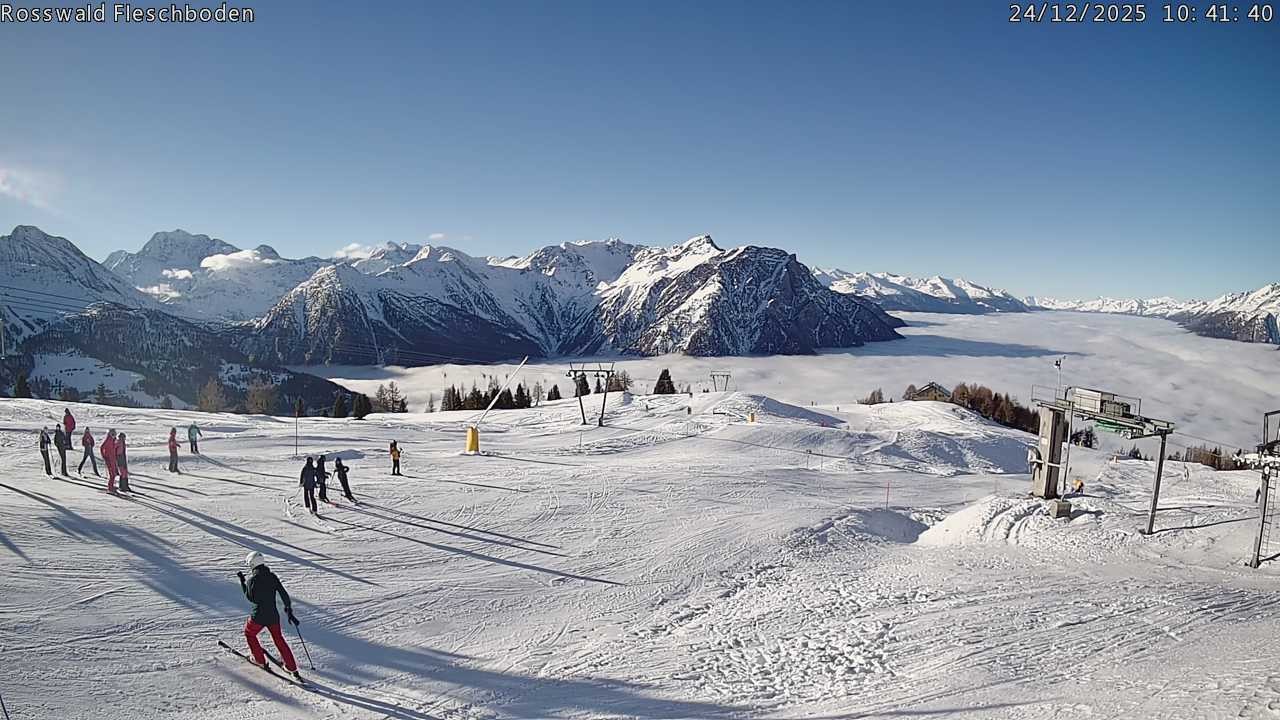 Archiv Foto Webcam Rosswald - Fleschboden