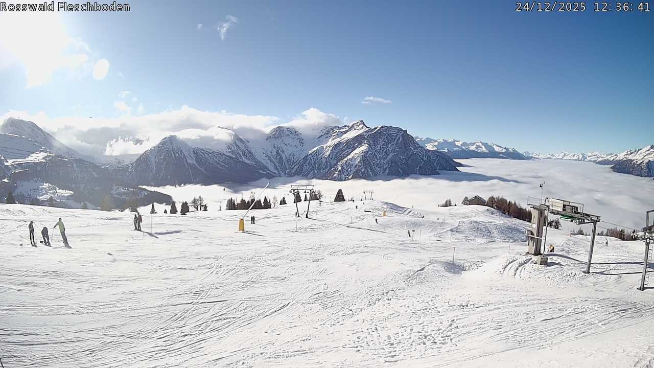 Archiv Foto Webcam Rosswald - Fleschboden