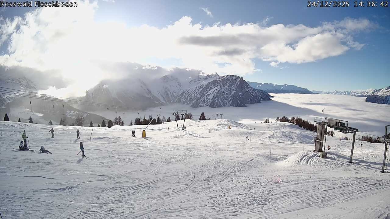 Archiv Foto Webcam Rosswald - Fleschboden