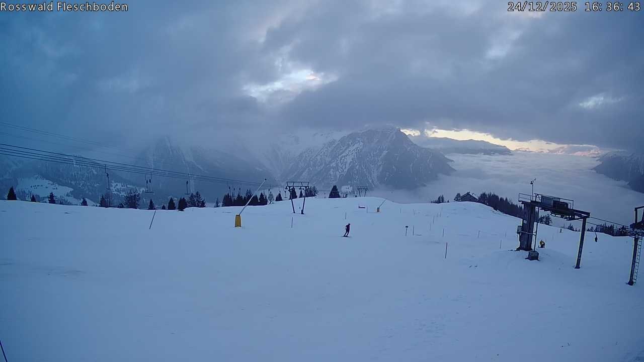 Archiv Foto Webcam Rosswald - Fleschboden