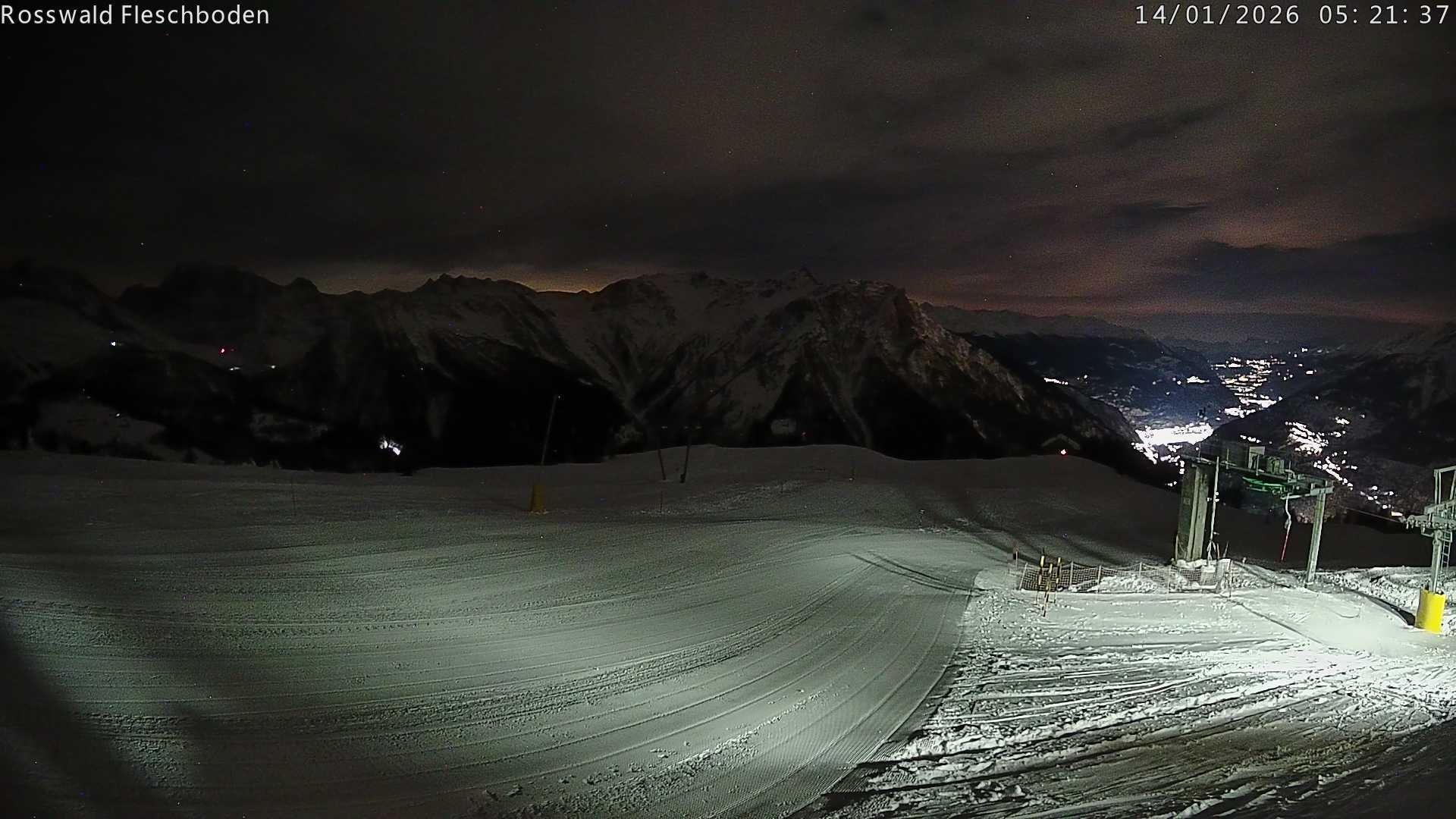 Archiv Foto Webcam Rosswald - Fleschboden