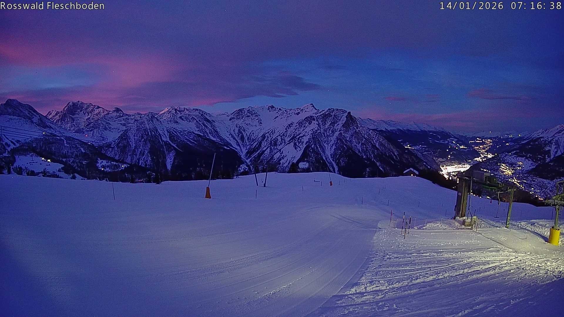 Archiv Foto Webcam Rosswald - Fleschboden